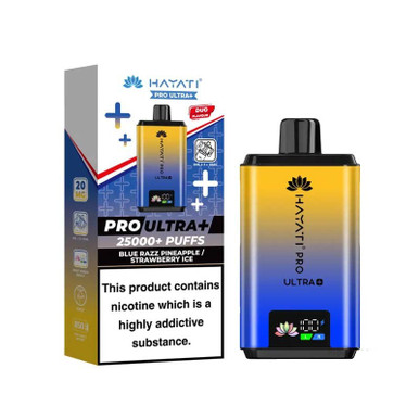 Hayati Pro Ultra Plus 25000 Pod Kit Blue Razz Pineapple - Strawberry Ice