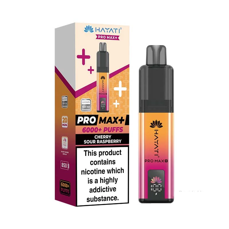Hayati Pro Max Plus 6000 Pod Kit Cherry Sour Raspberry
