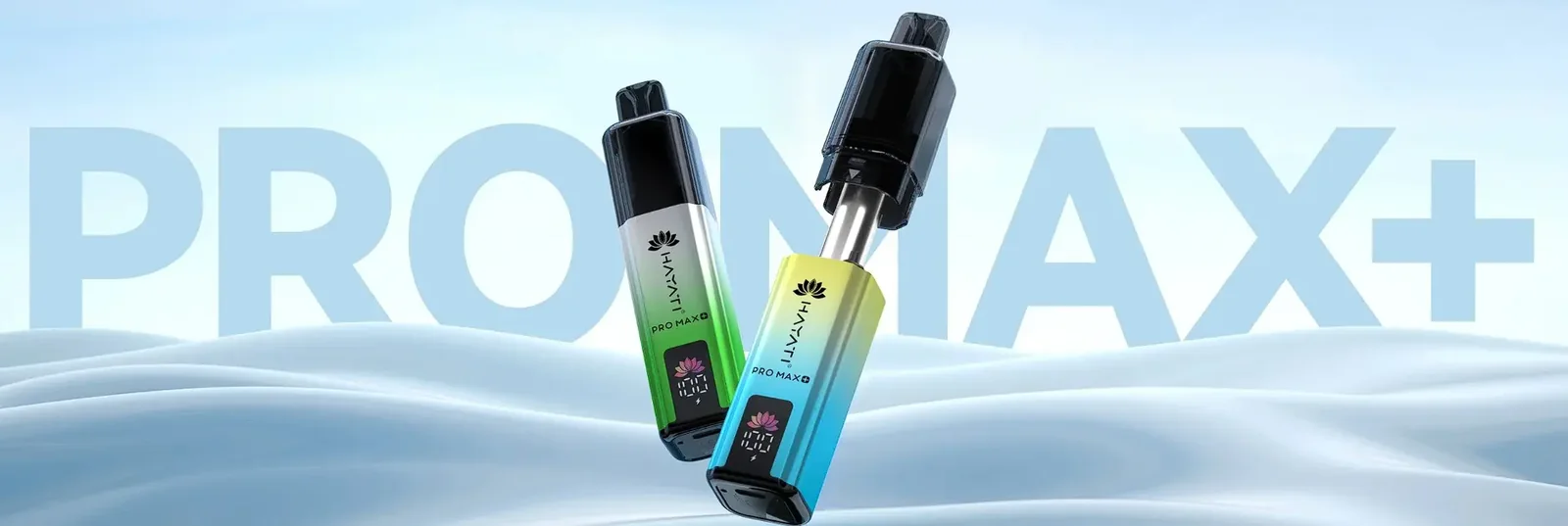 Hayati Pro Max Plus 6000 pod kit and spare pod on ice
