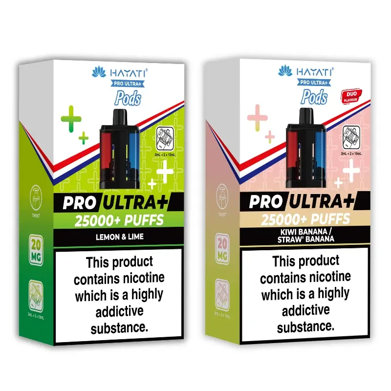 Hayati Pro Ultra Plus and Pro Max Plus refill pods