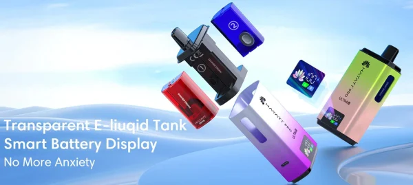 Hayati Pro Ultra Plus transparent tank and smart battery display